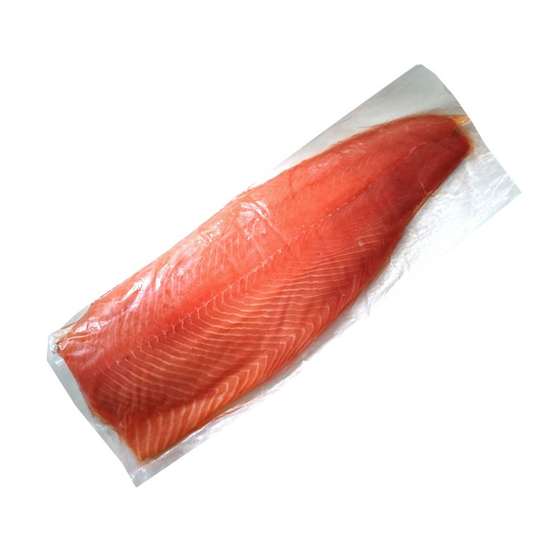 Лосось, филе на коже, с/м, 3-4lb, трим D, глазурь 5%, в/у, Чили