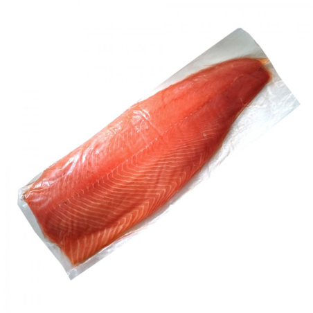 Лосось, филе на коже, с/м, 3-4lb, трим D, глазурь 5%, в/у, Чили