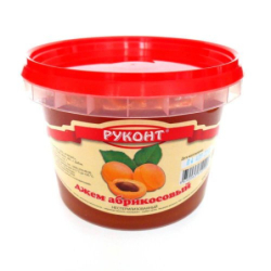 Джем абрикосовый, 900г, пл/ведро, РУКОНТ, Россия