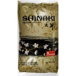 Рис шлифованный SHINAKI, высший сорт, 25кг, п/п мешок, ResFood, Россия