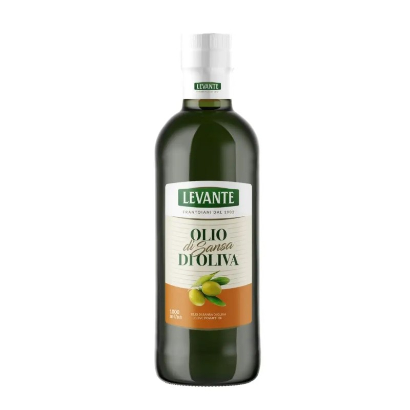 Масло оливковое рафинированное, 1л, 1/12, ст/бут, Levante, Италия