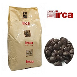Шоколад темный в дисках PRELUDIO INTRO CIOCCOLATO FONDENTE, какао 48%, 5кг, 1/2, пакет, IRCA, Италия