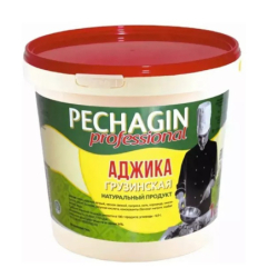 Аджика  ПО-ГРУЗИНСКИ, 1кг, 1/6, пл/ведро, PECHAGIN, Россия 