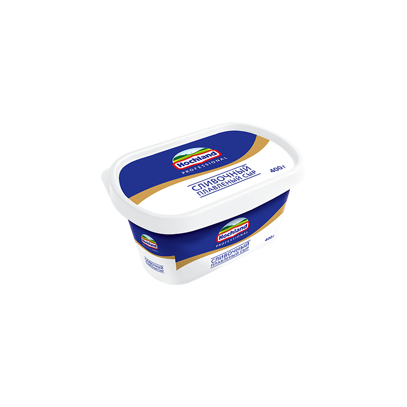 Сыр плавленый Сливочный, жир. 55%, 400г, пл/банка, Hochland Professional, Россия