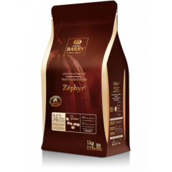 Шоколад белый ЗЕФИР CHW-N34ZEPH-2B-U73, 34%, 1кг, пакет, Barry Callebaut, Франция