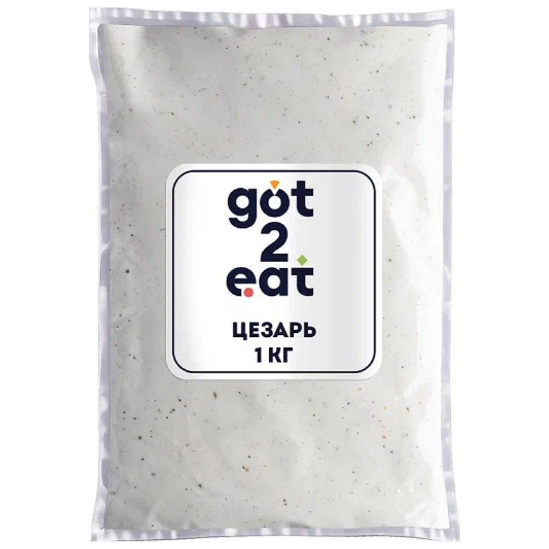 Соус на основе растительных масел ЦЕЗАРЬ, 1кг, 1/4, пл/пакет, GOT2EAT, Россия