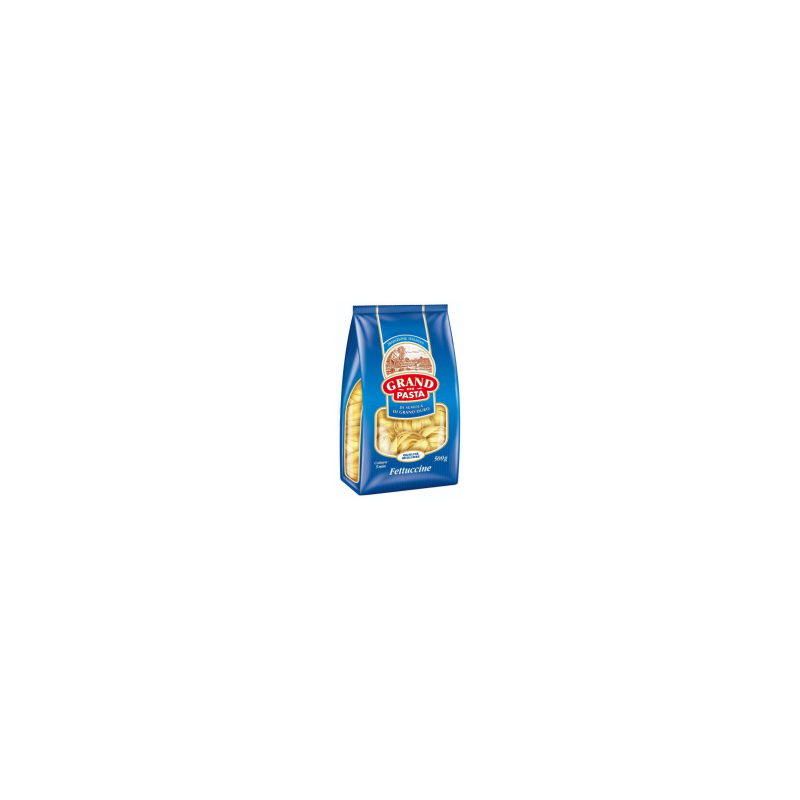 Изделия макаронные, группа А, высший сорт, ФЕТТУЧИНЕ, 500г, 1/9, пакет, Grand Di Pasta, Россия