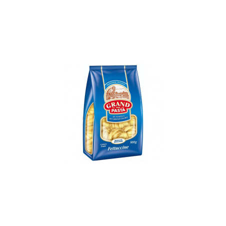 Изделия макаронные, группа А, высший сорт, ФЕТТУЧИНЕ, 500г, 1/9, пакет, Grand Di Pasta, Россия