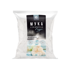 Мука кокосовая 100% кокос, 500г, пл/пакет, ОРЕХПРОДУКТ, Россия