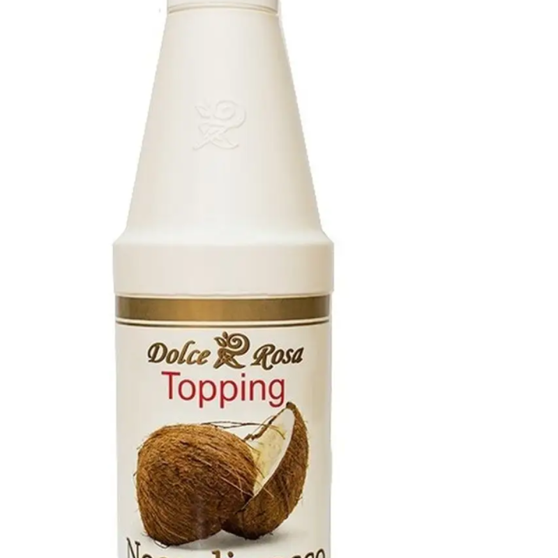 Топпинг со вкусом Кокоса, 1кг, пл/бут с дозатором, Dolce Rosa, Россия