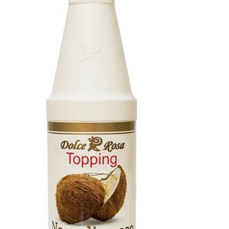 Топпинг со вкусом Кокоса, 1кг, пл/бут с дозатором, Dolce Rosa, Россия