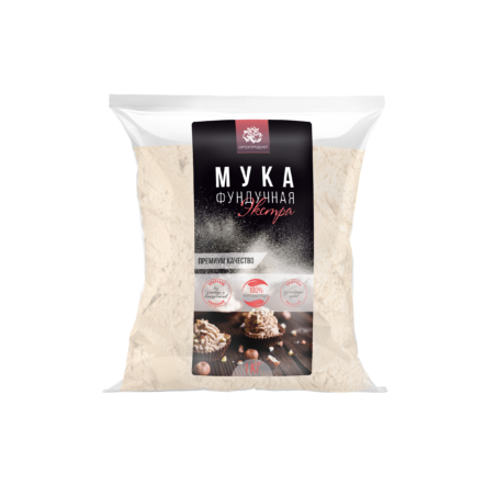Мука фундучная, 500г, пакет, ОРЕХПРОДУКТ, Россия