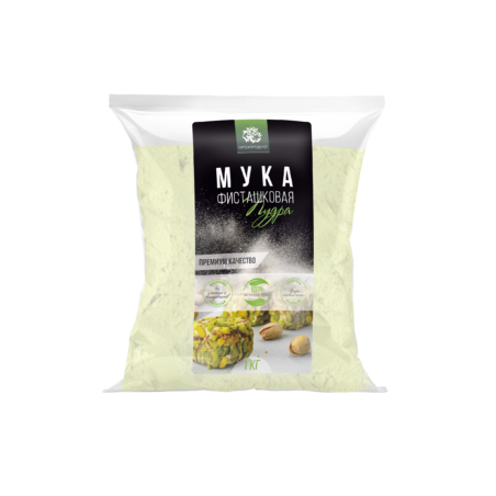 Мука фисташковая (пудра), 500г, пакет, ОРЕХПРОДУКТ, Россия