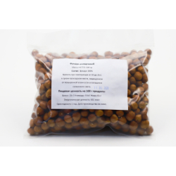 Фундук очищенный, 500г, пакет, ОРЕХПРОДУКТ, Россия