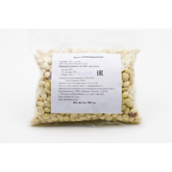 Арахис бланшированный, 500г, пакет, ОРЕХПРОДУКТ, Россия