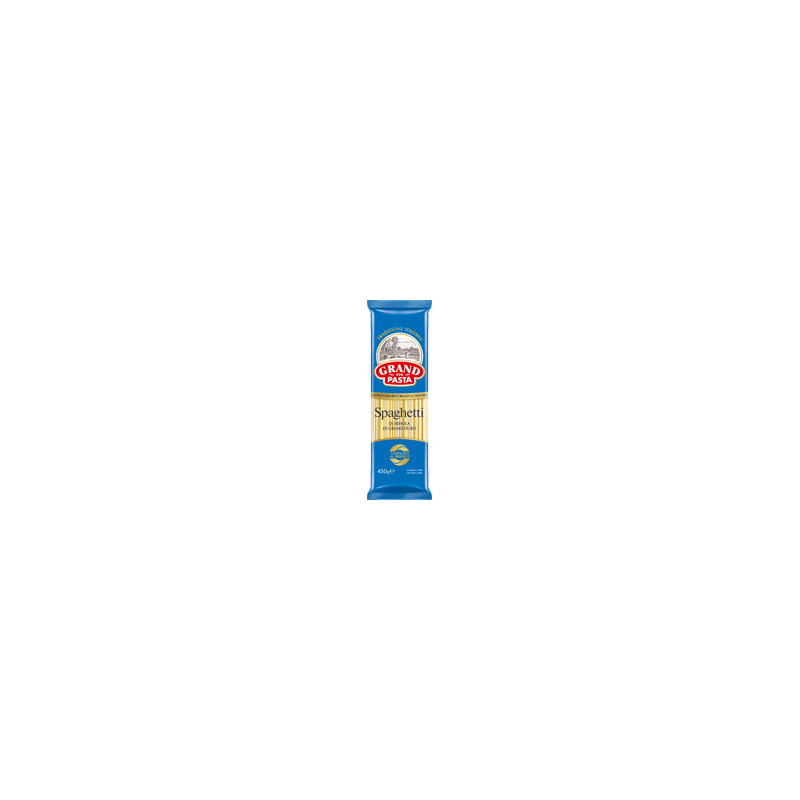 Изделия макаронные, группа А, СПАГЕТТИ, 450г, 1/20, пачка, Grand Di Pasta, Россия