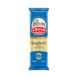 Изделия макаронные, группа А, СПАГЕТТИ, 450г, 1/20, пачка, Grand Di Pasta, Россия