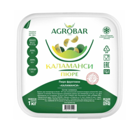 Пюре фруктовое КАЛАМАНСИ зам., 1кг, пл/контейнер, Agrobar, Россия