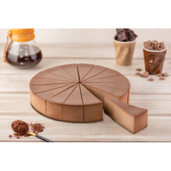 Пирог ЧИЗКЕЙК ШОКОЛАДНЫЙ, 1,6кг, 16порц/упак, картон, Betty's cake, Россия 