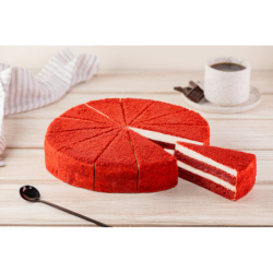 Торт КРАСНЫЙ БАРХАТ, зам., 1,5кг, 12порц/упак, картон, Betty's cake, Россия