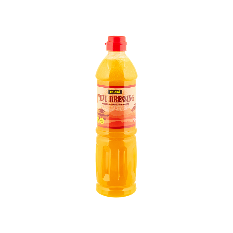 Юдзу ДРЕССИНГ (соус), 1кг, 1/12, пл/бут, ESORO/GENSO, Корея