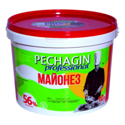 Майонез, жир. 56%, 10л, пл/ведро, PECHAGIN, Россия 
