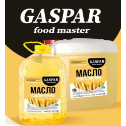 Масло подсолнечное для фритюра, 5л, пл/бут, GASPAR food master, Россия