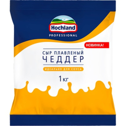 Сыр плавленый, 1кг, жир. 40%, пл/пакет, Hochland Professional, Россия
