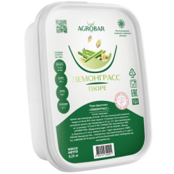 Пюре фруктовое ЛЕМОНГРАСС зам., 250г, пл/контейнер, Agrobar, Россия