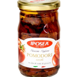 Томаты вяленые в подсолнечном масле, 280г(314мл), ст/банка, Italcarciofi/IPOSEA, Италия