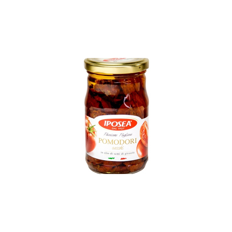 Томаты вяленые в подсолнечном масле, 280г(314мл), ст/банка, Italcarciofi/IPOSEA, Италия