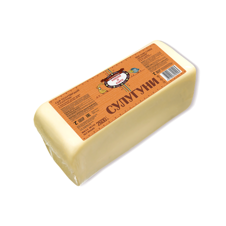 Сыр полутвердый Сулугуни, м.д.ж. 40%, 2,6кг, пленка, Басни о сыре, Беларусь