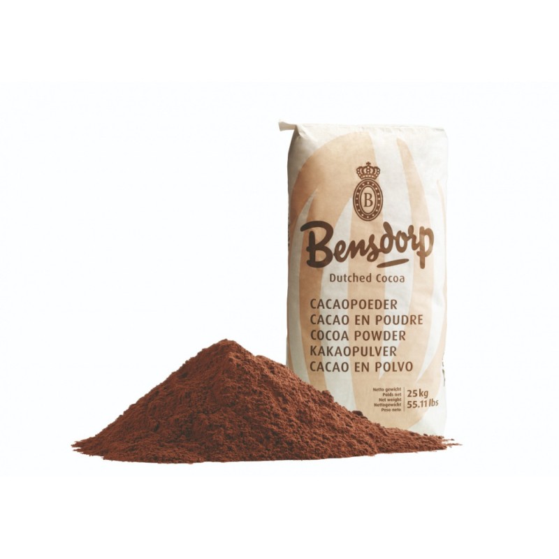 Какао-порошок алкализованный с повышенным содержанием жира Bensdorp, 22%/24%, 1кг, пл/пакет, Barry 