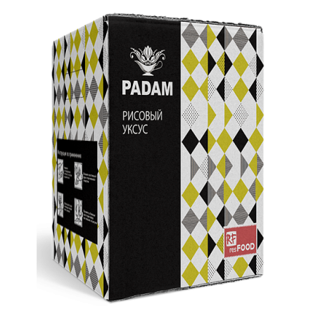 Уксус рисовый, 20л, картон, Padam, Китай/Россия