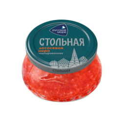 Икра лососевая СТОЛЬНАЯ имитация пастеризованная Люкс, 230г, ст/бан, Россия