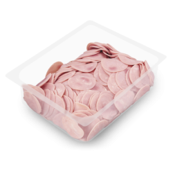Ветчина для пиццы (продукт мясной из свинины вареный), зам., 500г, в/у, Дымов, Россия 