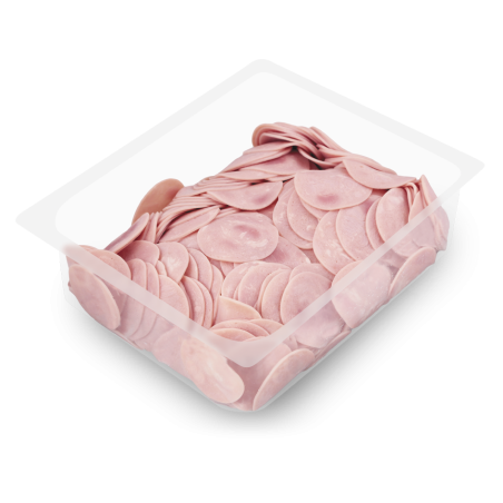 Ветчина для пиццы (продукт мясной из свинины вареный), зам., 500г, в/у, Дымов, Россия 