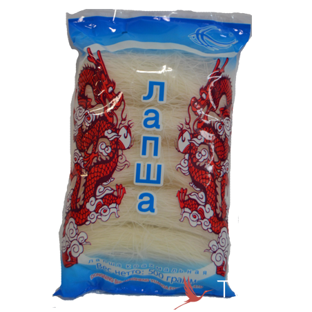 Лапша крахмальная Фунчеза Дракон, 500г, пл/пакет, Китай