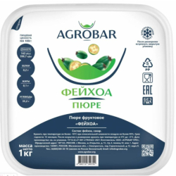 Пюре фруктовое ФЕЙХОА зам., 1кг, пл/контейнер, Agrobar, Россия