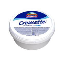 Сыр творожный Cremette, жир. 65%, 2,2кг, пл/банка, Hochland Professional, Россия