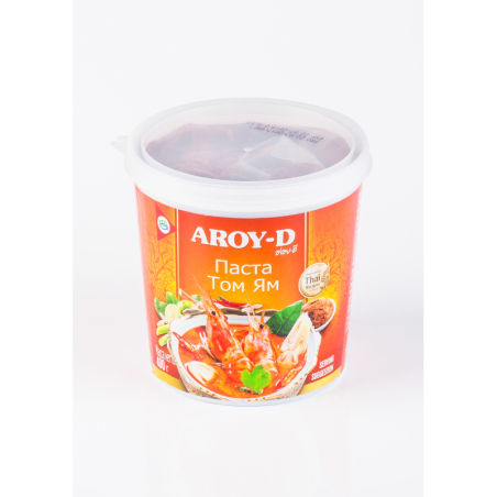 Паста Том Ям (соус на основе растительных масел), 400г, пл/б, AROY-D, Тайланд 