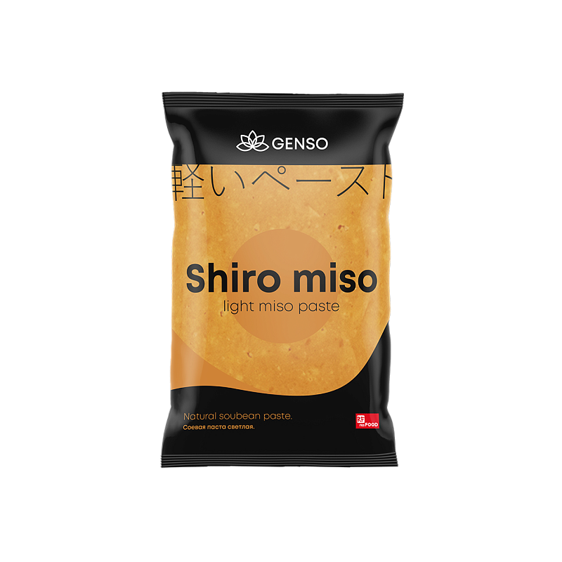 Паста соевая светлая, 1кг, 1/10, в/у, Shiro Miso, Китай