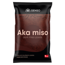 Паста соевая темная, 1кг, в/у, Aka Miso, Китай