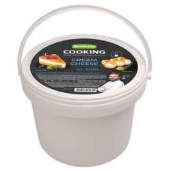 Сыр мягкий сливочный Кремчиз, жир. 70%, 2,25кг, пл/ведро, CooKing, Беларусь