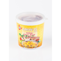 Паста Карри Желтая, 400г, пл/банка, AROY-D, Тайланд