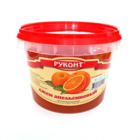 Джем апельсиновый, 900г, пл/ведро, РУКОНТ, Россия