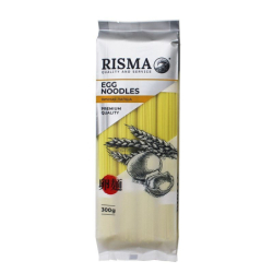 Лапша яичная, 300г, 1/40, пл/пакет, RISMA, Китай