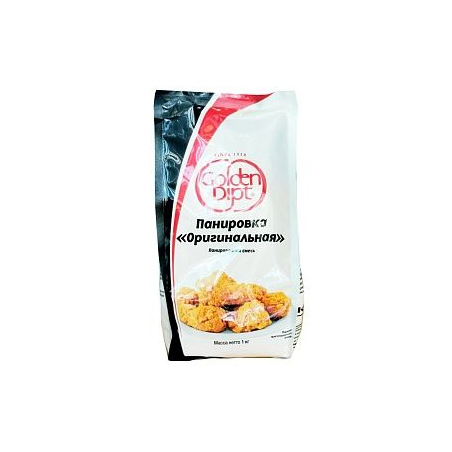 Панировка ОРИГИНАЛЬНАЯ (панировочная смесь), 1кг, 1/10, пл/пакет, Golden Dipt, Россия