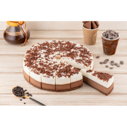 Пирог сырный ЧИЗКЕЙК ШОКОЛАДНЫЙ МИКС, 2,0кг, 16порц/упак, картон, Betty's cake, Россия 