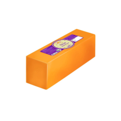 Сычужный продукт ГАУДА ОРИГИНАЛЬНАЯ, жир. 50%, ~2,5-3кг, 1/5, брус, пленка, Россия